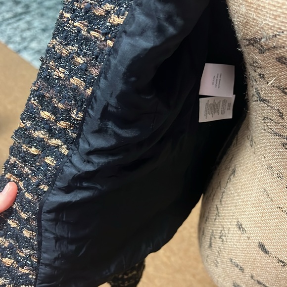 Pre Loved Blazer Multi Tweed Like Material Jones New York Sz 8 RUNS VERY SMALL! - Picture 4 of 13